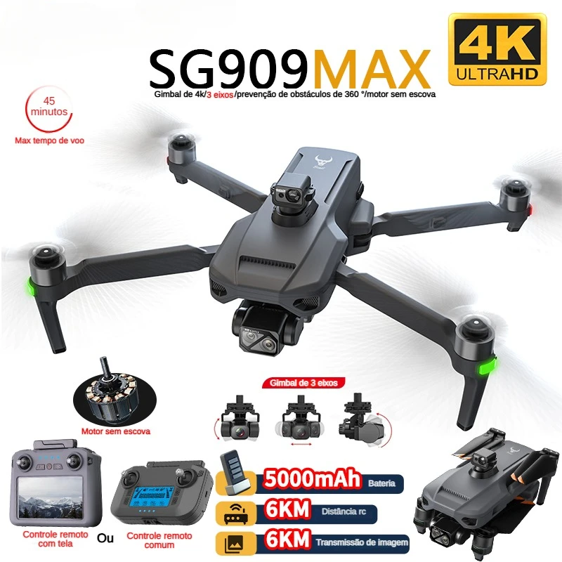 ZLL SG909 SG909MAX Professiona - Drone Controller Screen recension och pris
